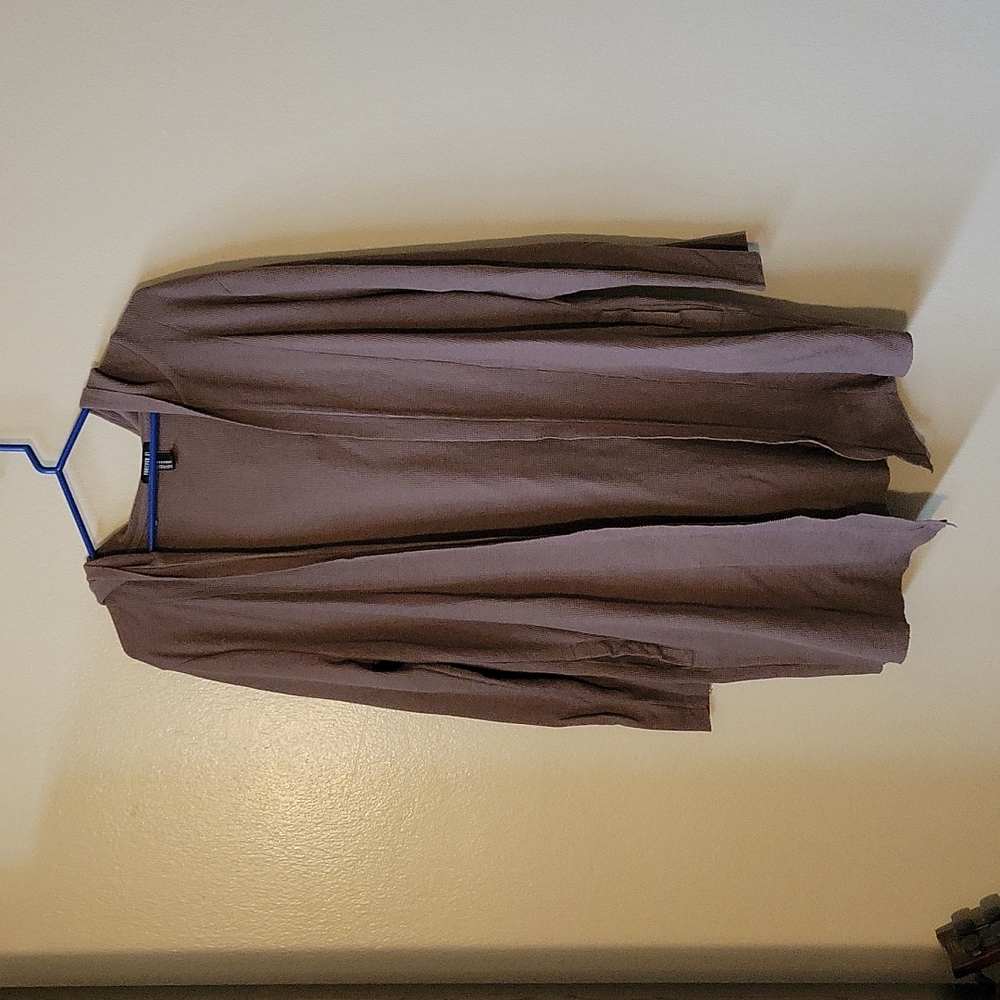 Forever 21 Brown Hooded Cardigan